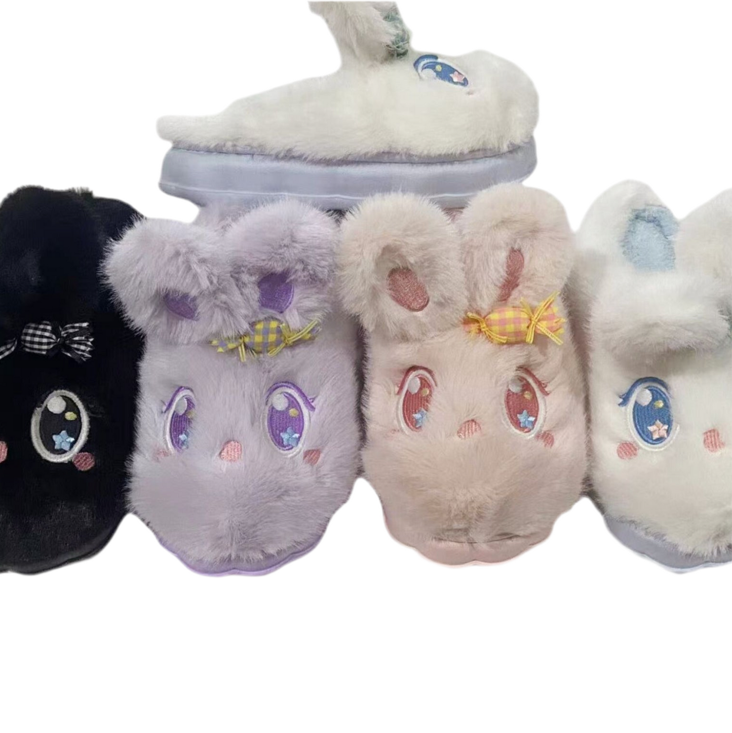 00205-$ 120 pantufla dama conejito #3-6 (24 pares)