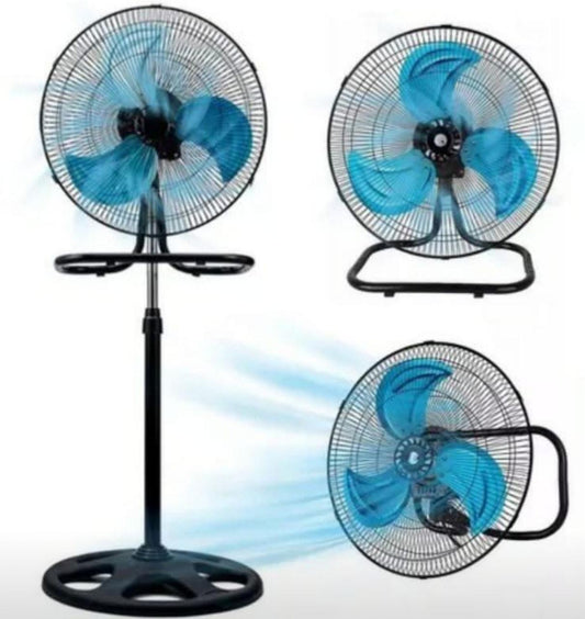 A01 - $345 c/u VENTILADOR 3 EN 1, 18” (caja con 4 pzas.)