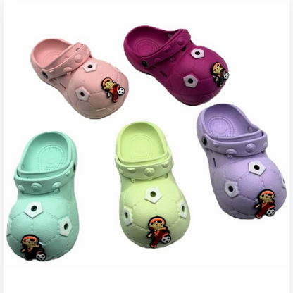 505 NINA-$50 por par (caja con 60 pares) #15-18 chanclas de niña coloridas y cómodas