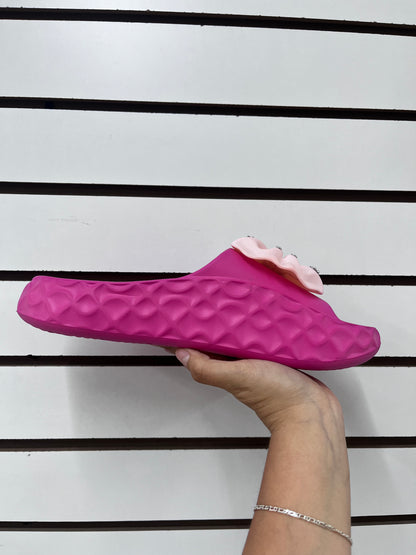 206-A1 DAMA -$80 por par (caja con 60 pares) #3-6 chancla de colores de dama con moño