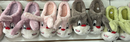 4052- Desde $115 #4-6 pantufla con orejas de conejo para Dama
