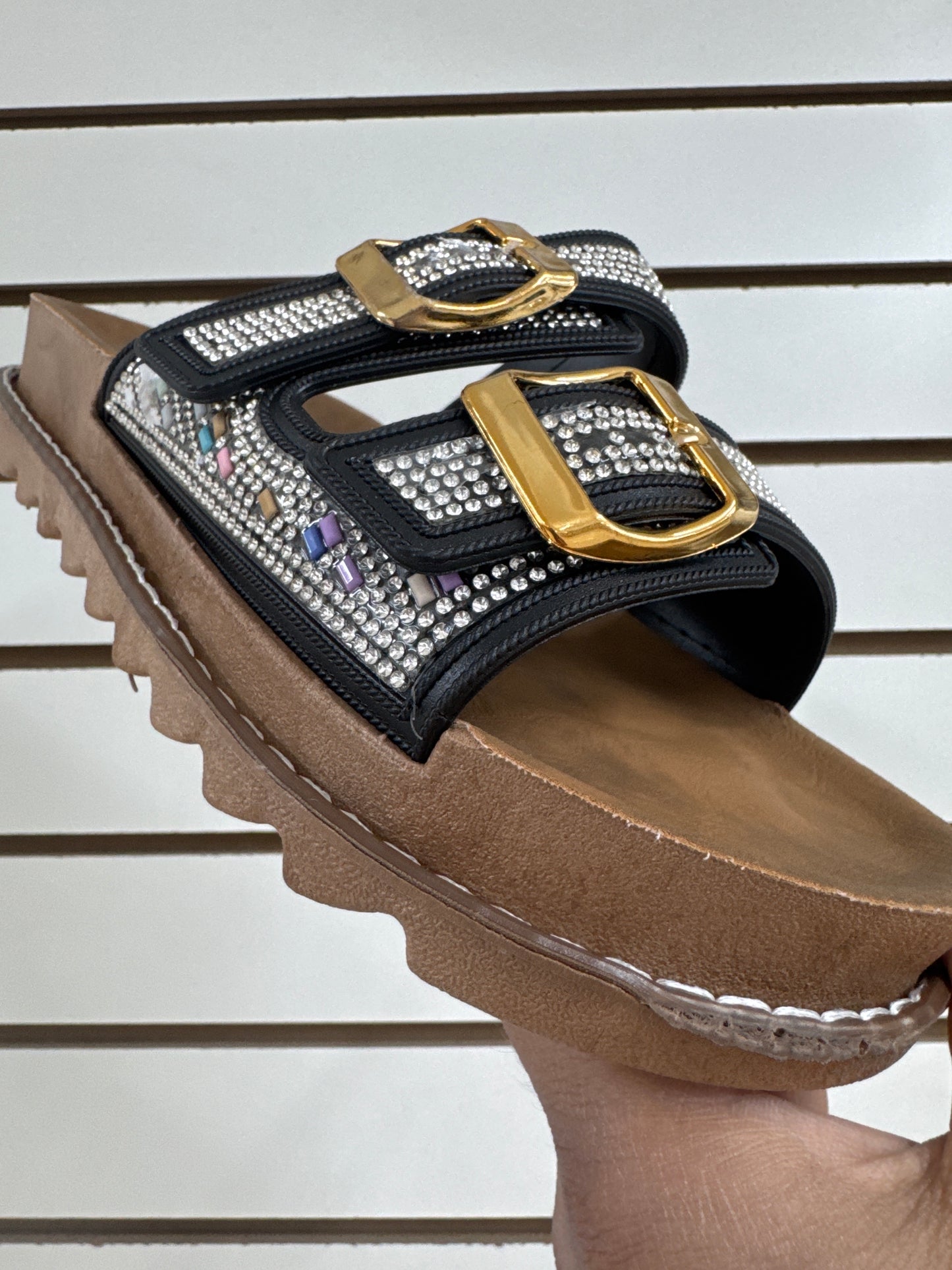 WZX-10030-$120 por par (caja con 24 pares) #3-6 sandalias, dama, hebilla.