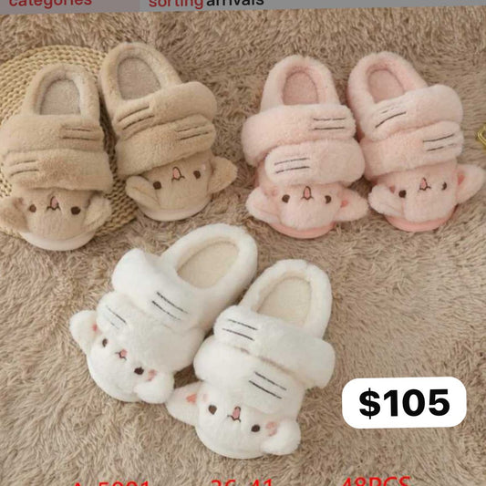 A5001 pantufla dama animalito #3-6