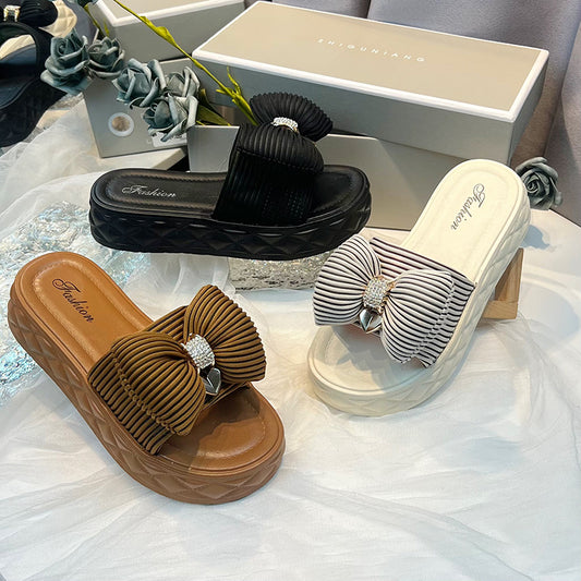 XD180036/02 - $120 SANDALIA MOÑO ACOLCHONADO #3-5.5 (Caja con 36 pares)