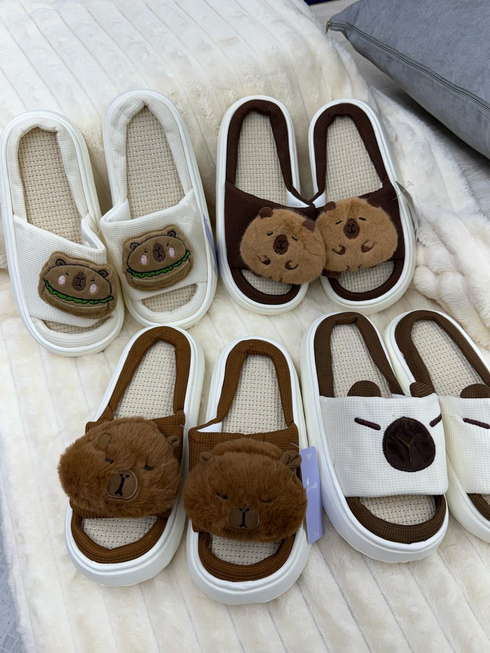 202-137 - $95 PANTUFLA DAMA CAPIBARA (caja con 24 pares)