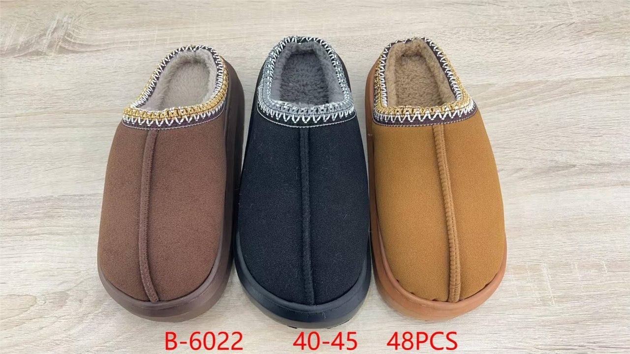 B6022 - $110 x par PANTUFLA CABALLERO #40-45 TIPO UGG