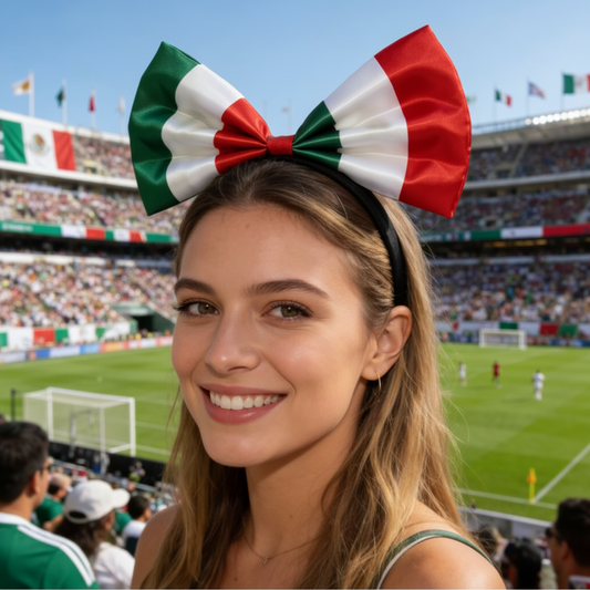 LU88336- $15CU (Caja con 200 piezas) Diadema decorativa de la Copa Mundial femenina de México tamaño grande 22x22x1.5 cm mezcla de colores de imagen