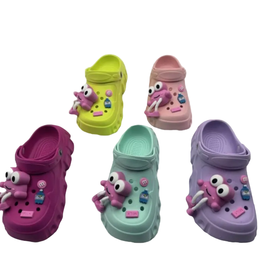 306-A1 NINA $65* por par (caja con 60 pares) #15-18 chanclas para niña con variedad de colores y divertidas.
