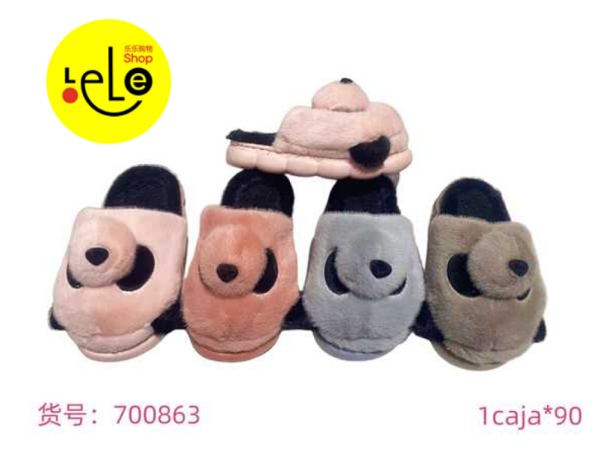 Caja 24 pares de pantuflas de dama de panda – leleshop