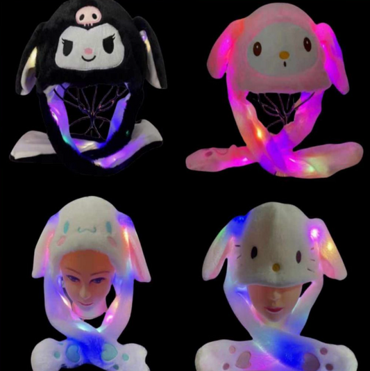 24MZ001 - $65 c/u GORRITOS SANRIO LUZ (200 pzas)