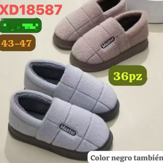 XD18587 - $110 PANTUFLA CABALLERO #7-9 ( 36 PARES )