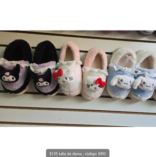 3092 - $135 PANTUFLA DAMA #3-6