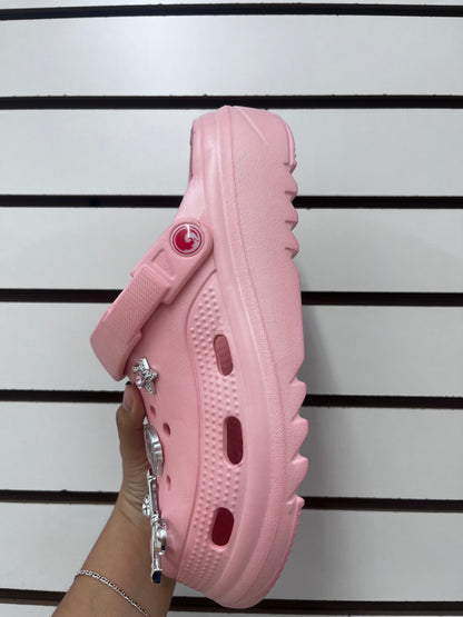 256-A1 Dama-$80 por par (caja con 60 pares) #3-6 chancla casual de dama hello kitty
