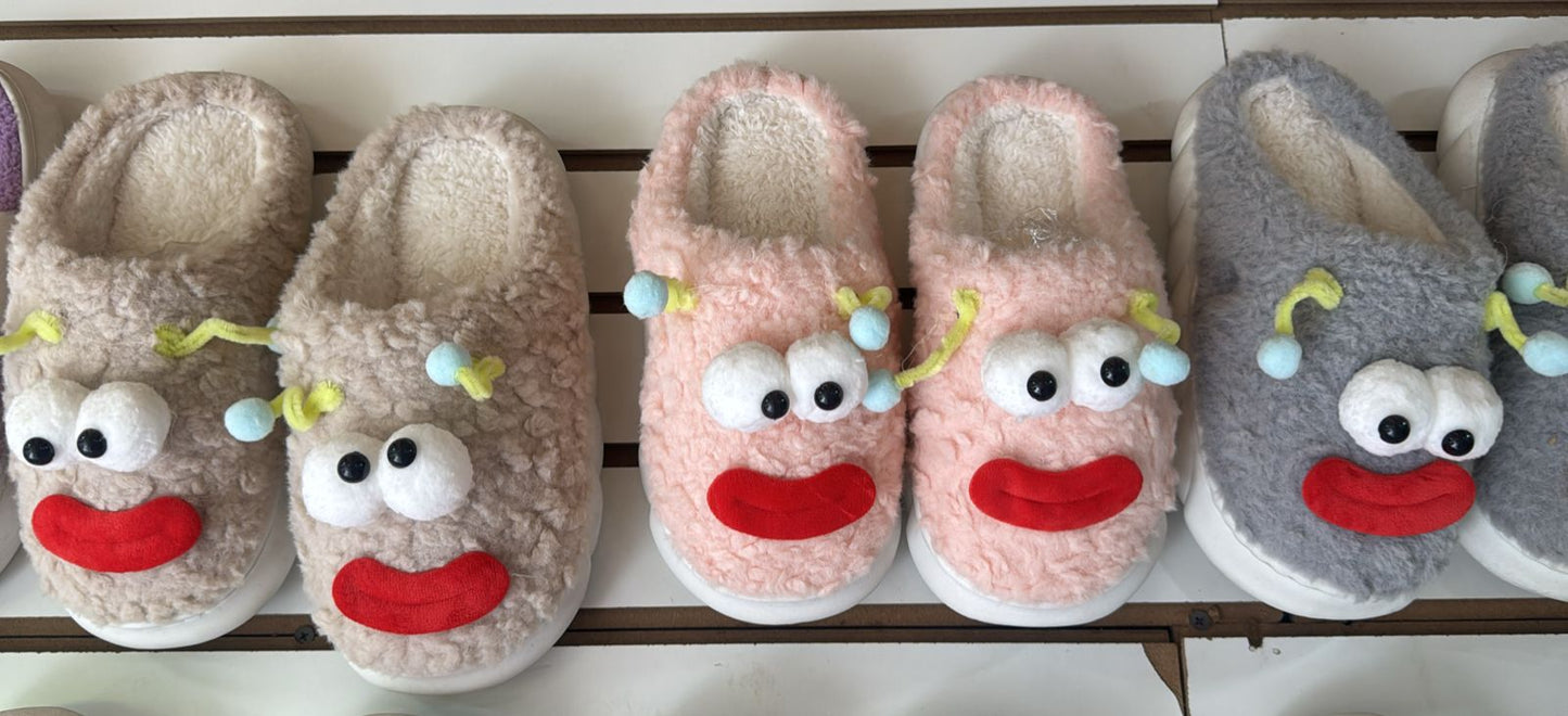 3144- Desde $120 por par #4-7 pantufla de monstruo 3D cómodas y divertidas