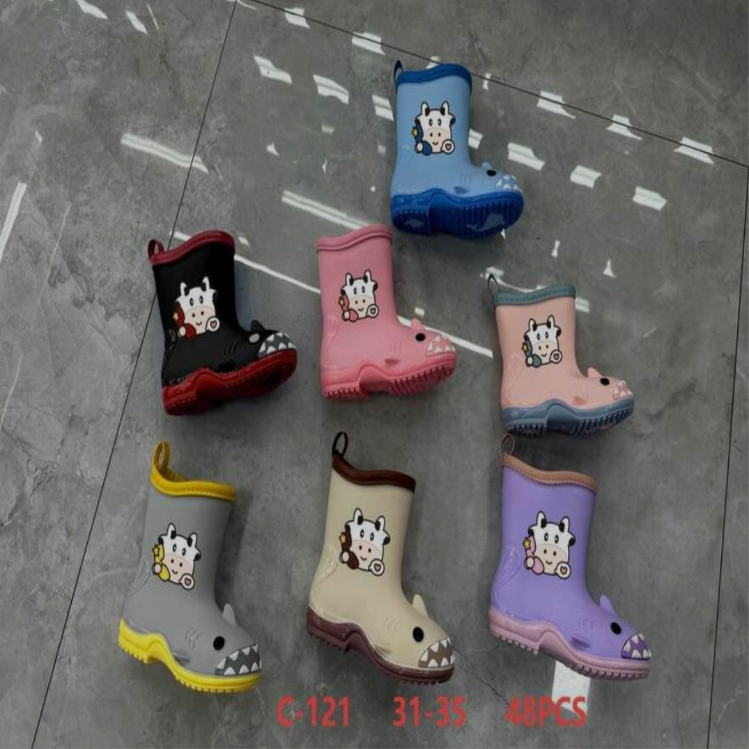 C121 - $110 BOTA DE LLUVIA JUVENIL #30-35