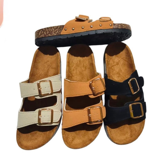 CXF10014 - $115 sandalias hebilla dama (Caja de 24 pares)