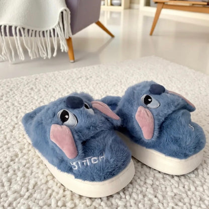 2094-$145 por par (caja con 48 pares) #3-6 pantuflas stitch 3D