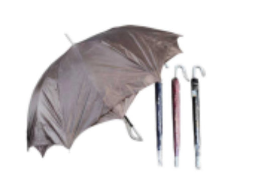 802212 - $65c/u PARAGUAS AUTOMÁTICO DE DOBLE CAPA DE BARRA RECTA 68,5 x 16 (caja con 48 pzas)