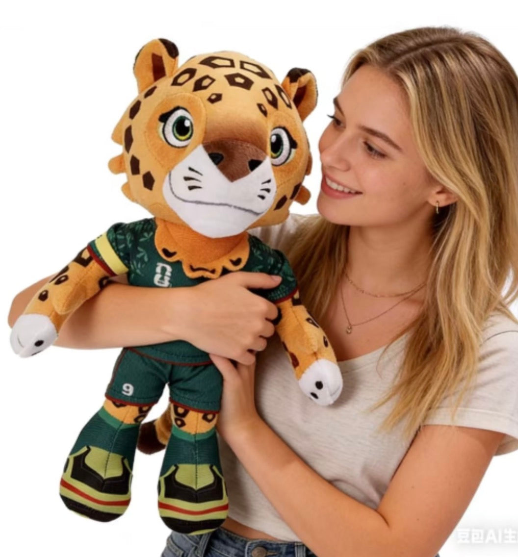 LU88271 - $65 c/u (Caja con 50 pzas.) Mascota de peluche de la Copa Mundial de Fútbol de 2026 (tamaño grande), 25-28 cm