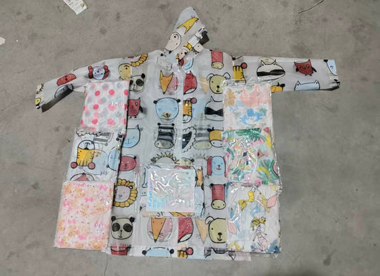 YC-50257- $18 c/u Impermeable de niño (Caja con 150 pzas)