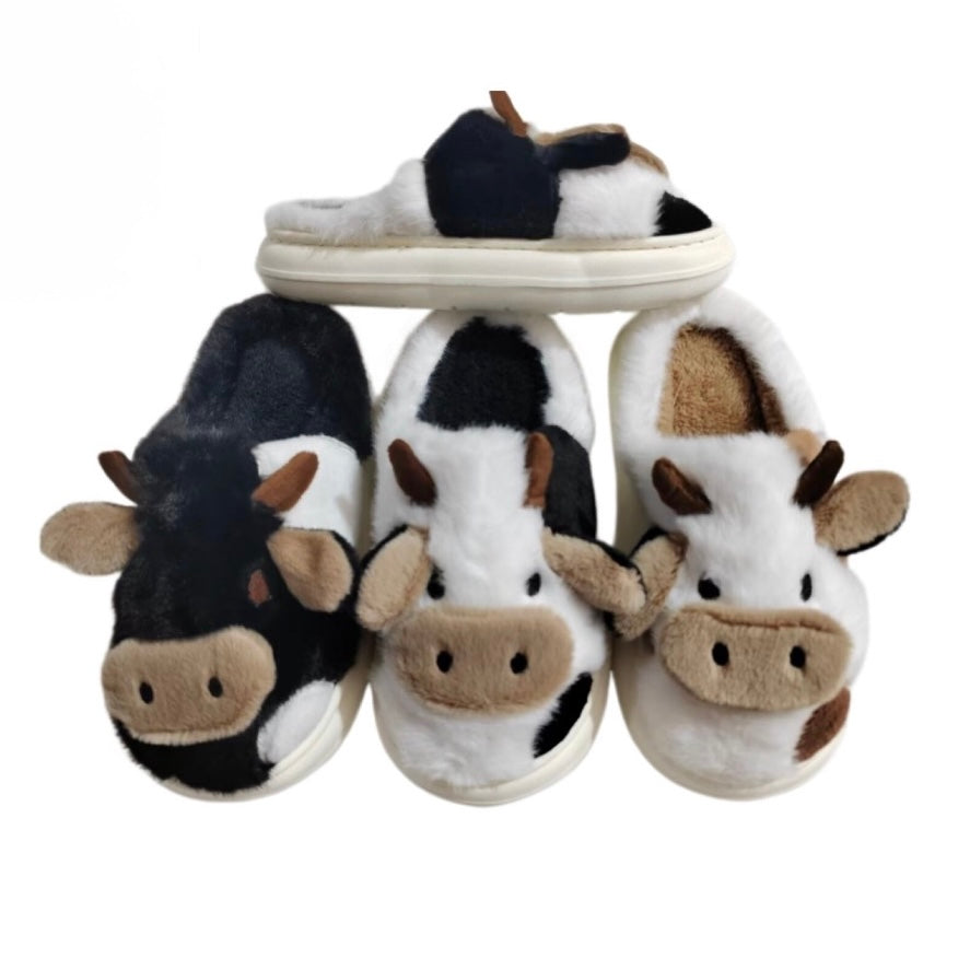00537 - $115 por par (Caja con 48 pares) #3-6 pantufla de vaquita