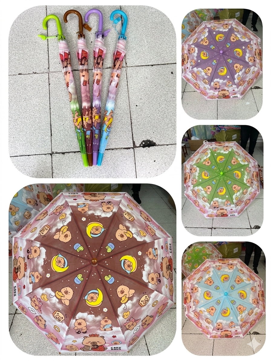 ZY-007 - $52* c/u (Caja con 60 pzas) paragüas infantil
