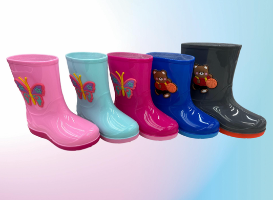 101321 - $125 BOTAS DE LLUVIA (31-35#) (caja con 25 pares)
