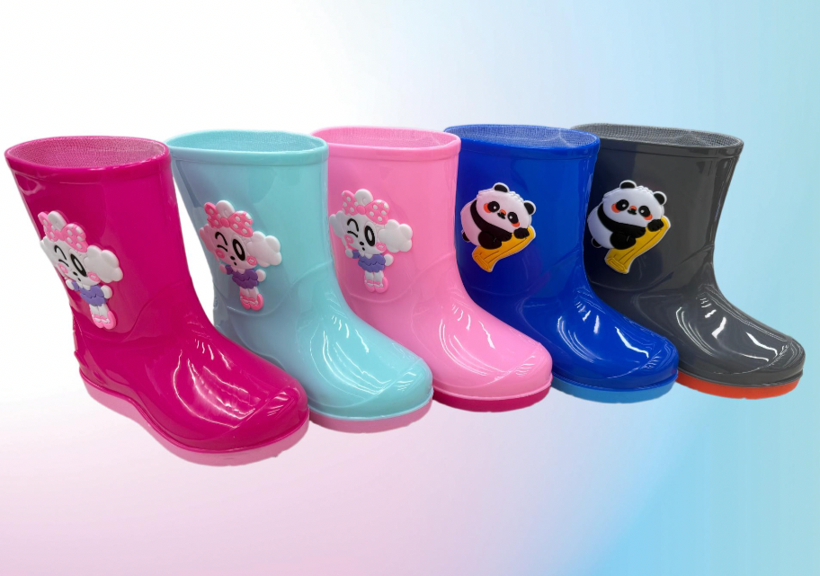101319 - $125 BOTAS DE LLUVIA (31-35#) (caja con 25 pares)