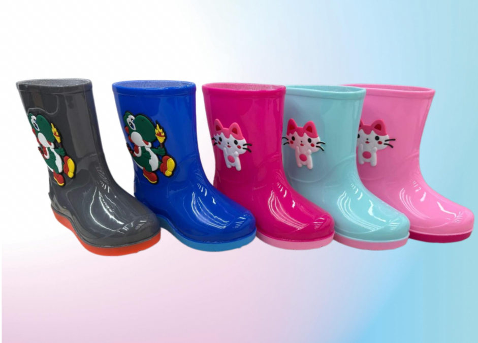 101317 - $125 BOTA DE LLUVIA (31-35#) (caja con 25 pares)