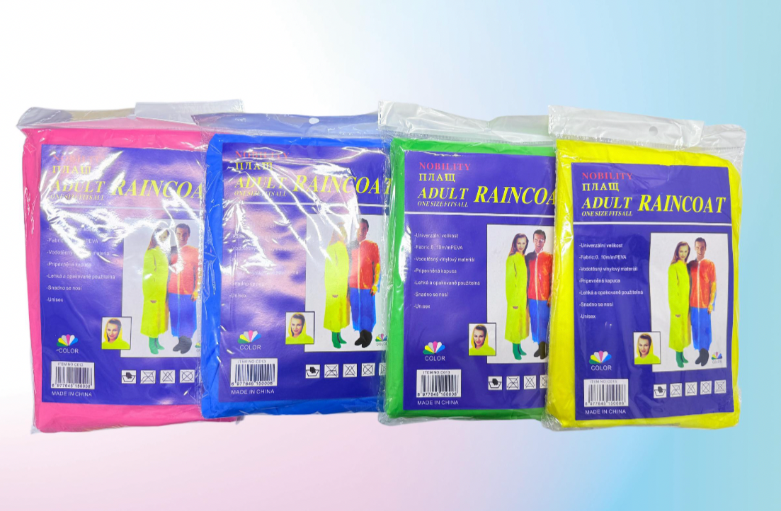 102001 - $45 IMPERMEABLE PARA ADULTO (caja con 300 piezas)