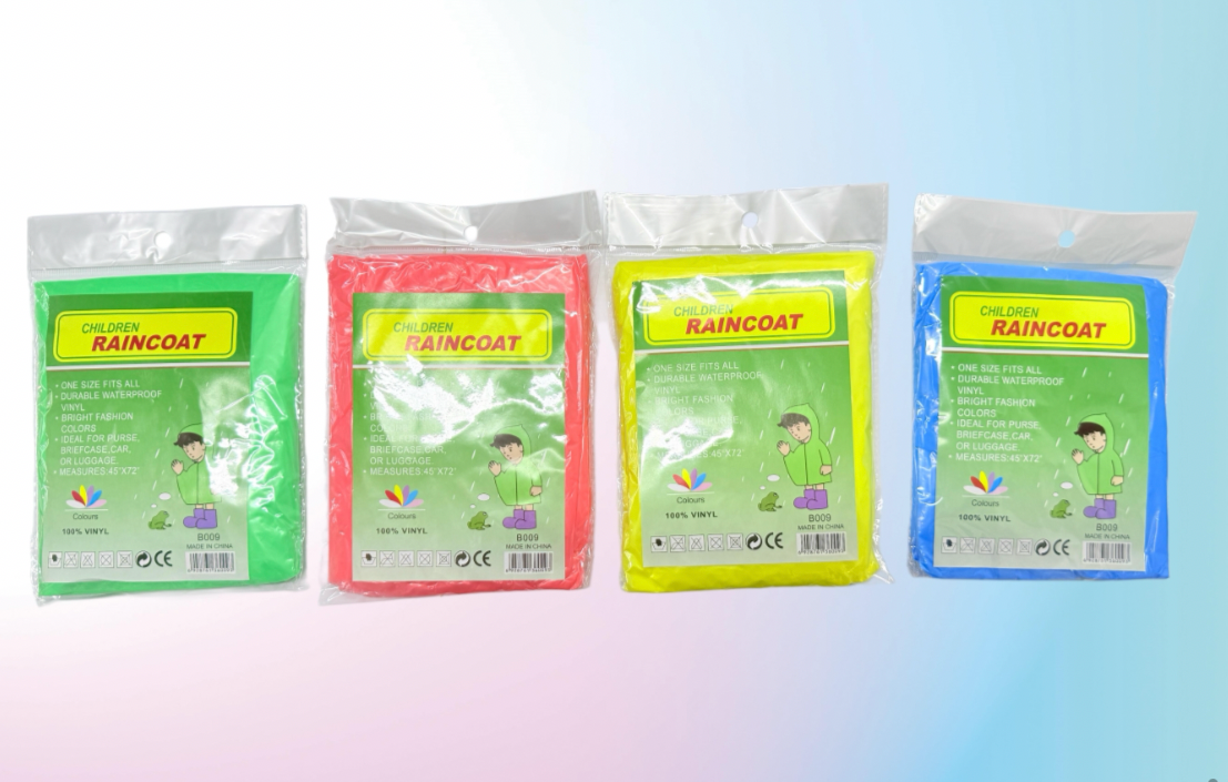 102004 - $37 IMPERMEABLE INFANTIL (caja con 500 piezas)