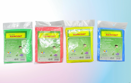 102004 - $37 IMPERMEABLE INFANTIL (caja con 500 piezas)