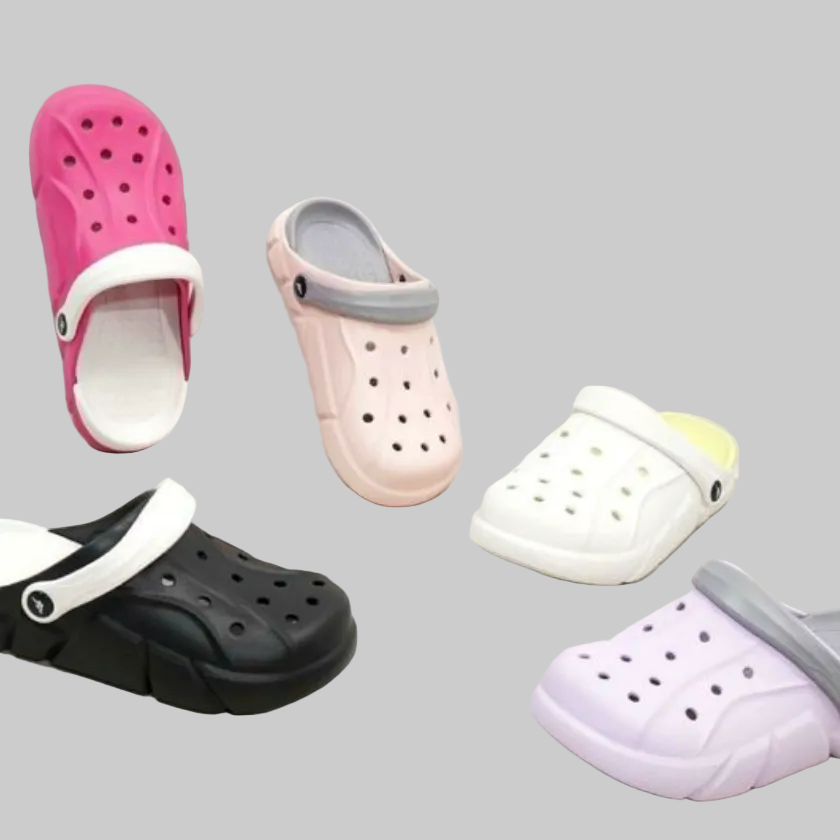 REF-018W-$80 por par (48pzs. Por caja) #3-6 Crocs, dama, comodidad.