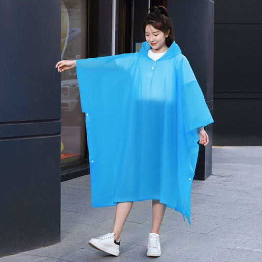 YC-50255 $13 por pieza (bulto con 300 piezas) impermeable desechable con capucha y cuerdas para adulto