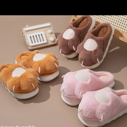 3114- Desde $130 por par #4-7 pantufla de dama con garritas