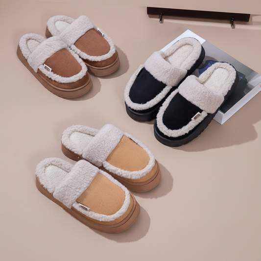 3174- Desde $125 por par #4-7 Pantufla UNISEX cómoda.