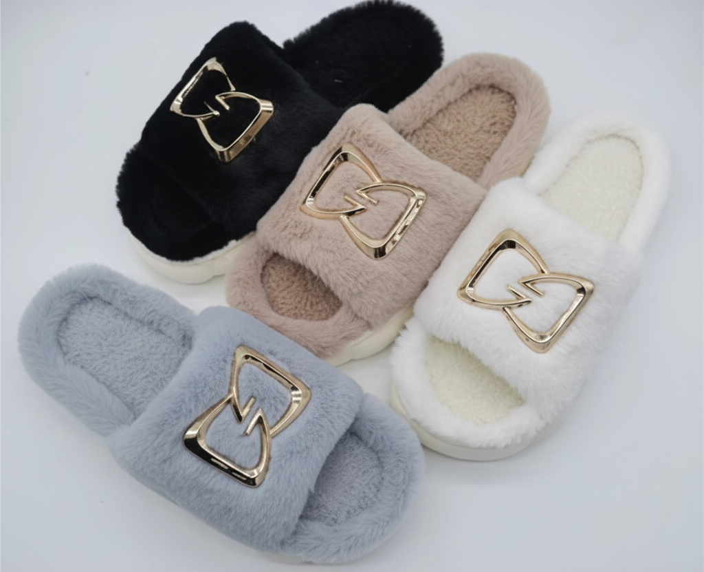 4028- Desde $115 #3-6 Pantufla para Dama con moño
