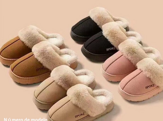 4113- Desde $115 por par #4-7 pantufla cómoda para Dama