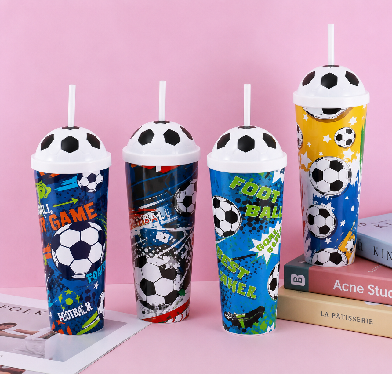 LU88582- $29CU (Caja con 100 piezas) botella de agua de la Copa Mundial Tamaño grande 1000 ml.