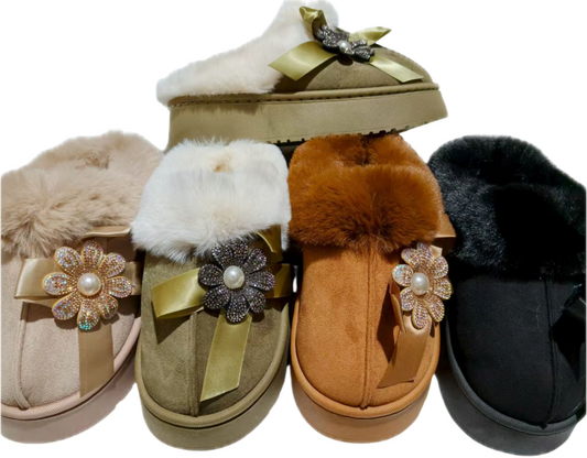 730216-$130 Pantufla dama UGG flor (24 pares)