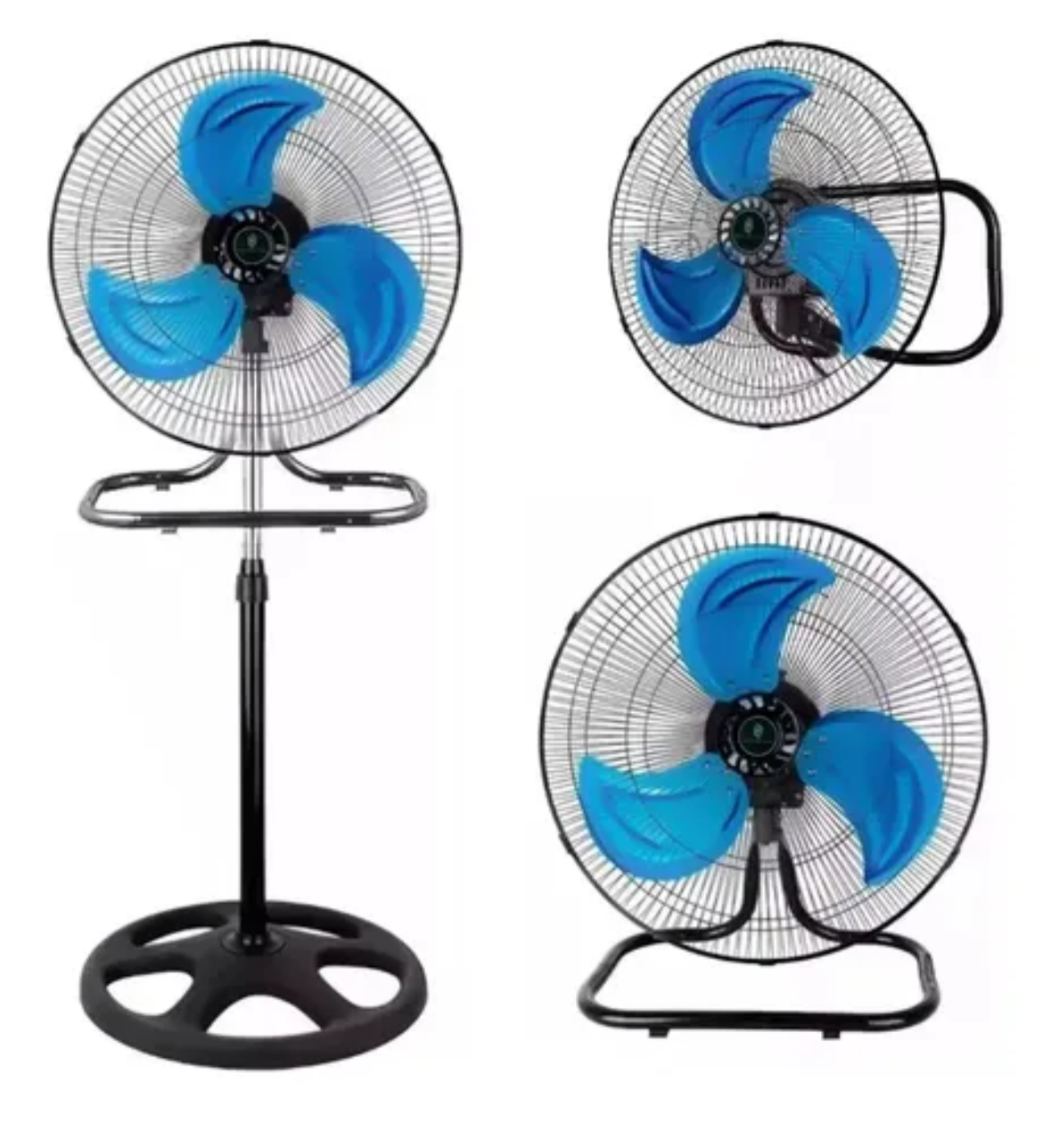 11CHJSS - desde $390 Ventilador 3 en 1 de 18”  (Caja con 4 pzas) Pedestal, piso, pared 🔥ÚLTIMAS CAJAS🔥
