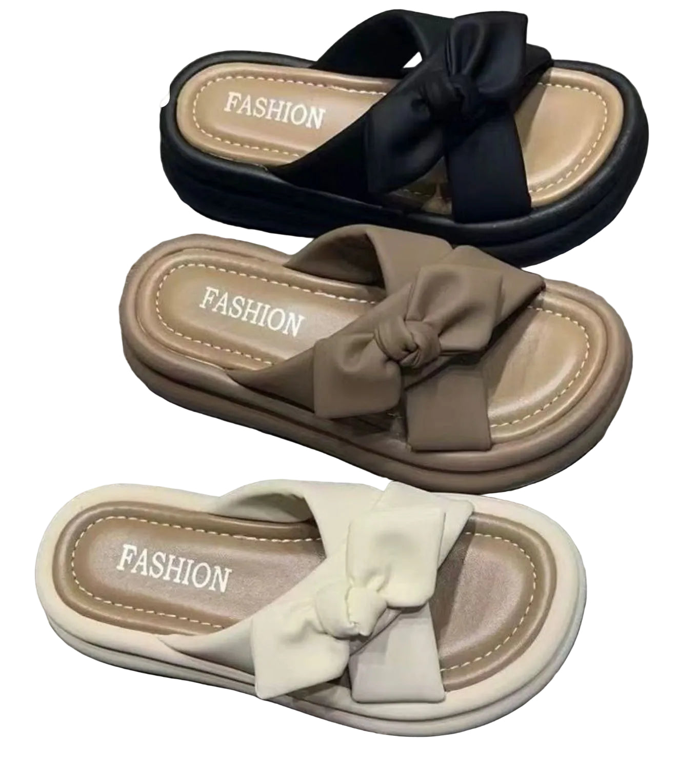 XD18204/02 - $170 SANDALIA DAMA MOÑO #3-5 (Caja con 24 pares)